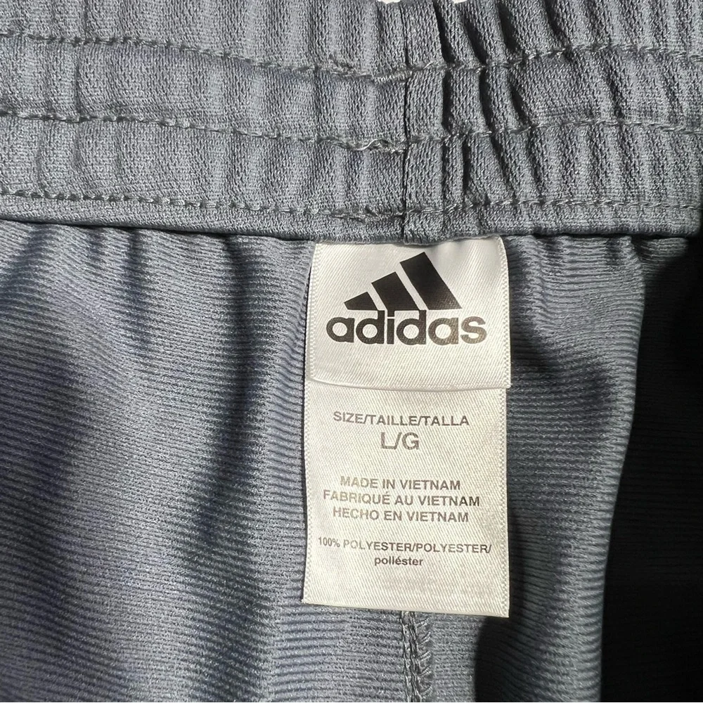 Adidas Gray‎ Sweatpants with Signature Stripes - Picture 2 of 3